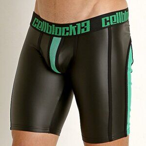Cell Block 13 Vector Rubber Short Green
